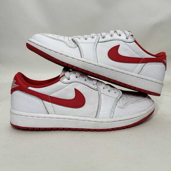 Nike Air Jordan 1 Retro Low OG “University Red White” - Picture 1 of 9
